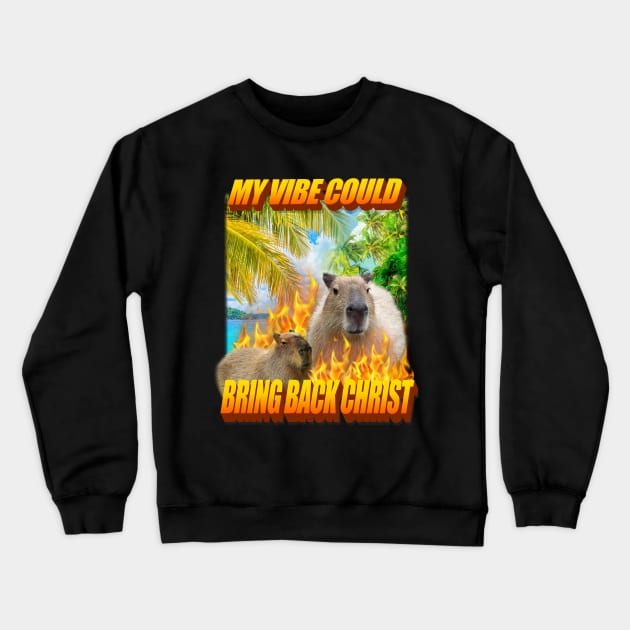 Capybara Crewneck Sweatshirt by KatiaMart